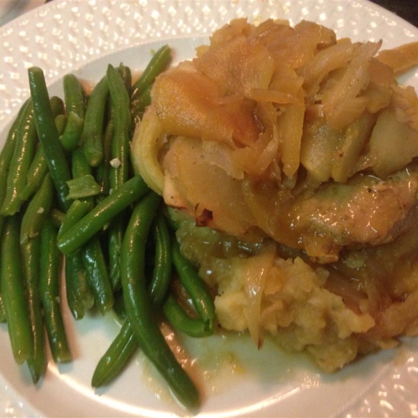 Apple Cider Sauce and Pork Loin Chops