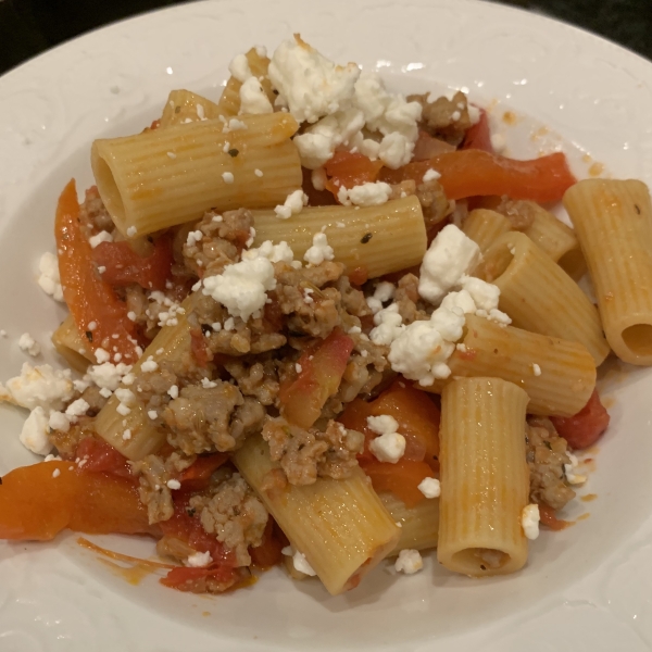 Mama's Goat Cheese Rigatoni