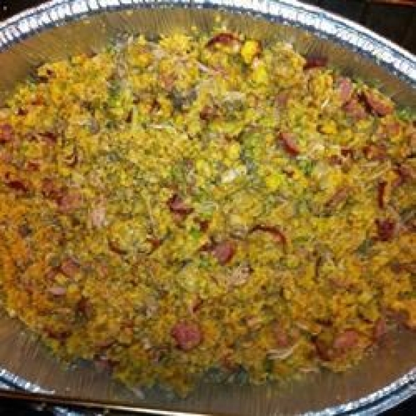 Mama's Cornbread and Sausage Turkey Dressing