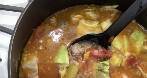 Cabbage and Smoked Sausage Soup