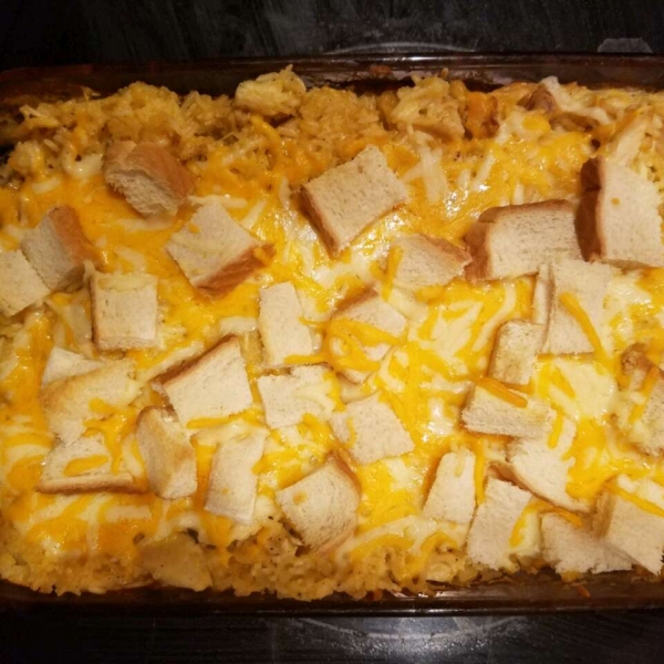 Cheesy Chicken and Rice Casserole