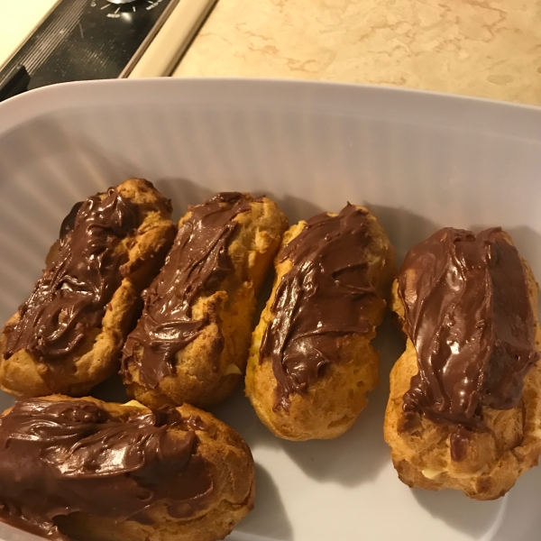 Miniature Chocolate Eclairs