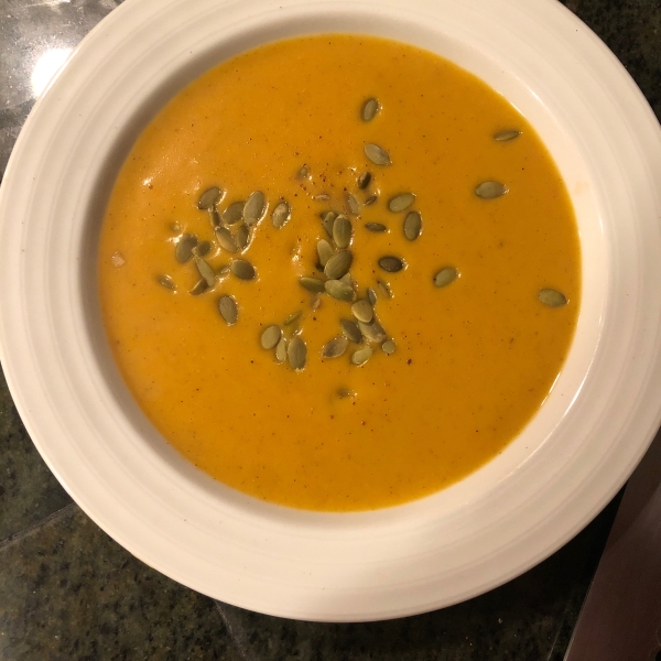 Coconut Curry Butternut Squash Soup