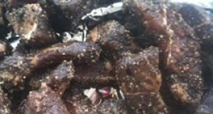 Beef Jerky in a Smoker