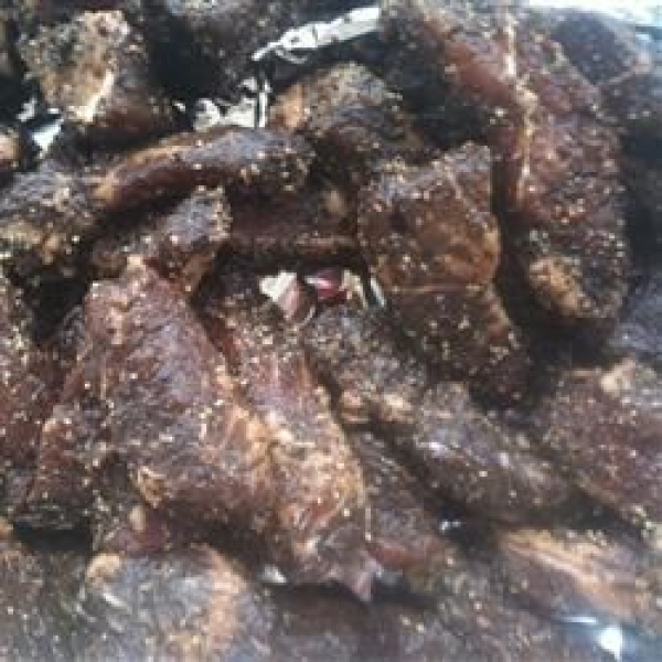 Beef Jerky in a Smoker