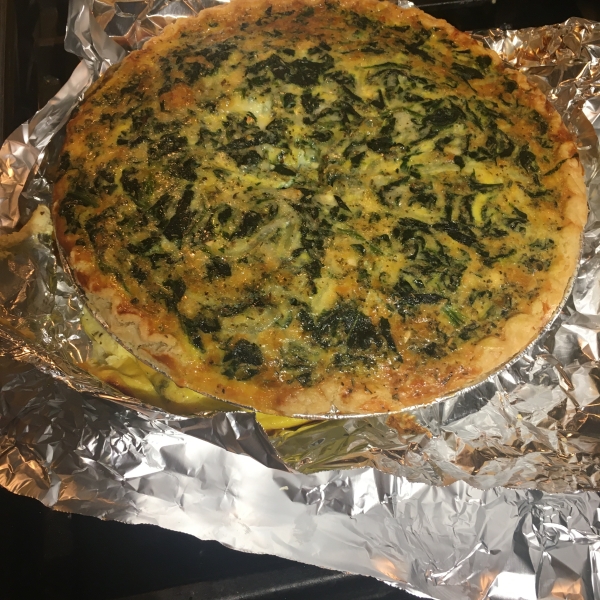 Spinach Quiche with Kid Appeal