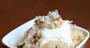 Warm Tropical Banana Ice Cream Topping