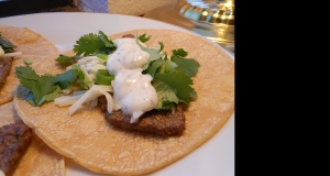 Steak Tacos with Spicy Yogurt Sauce