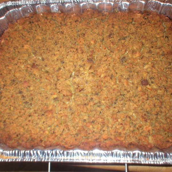 Mama's Cornbread and Sausage Turkey Dressing