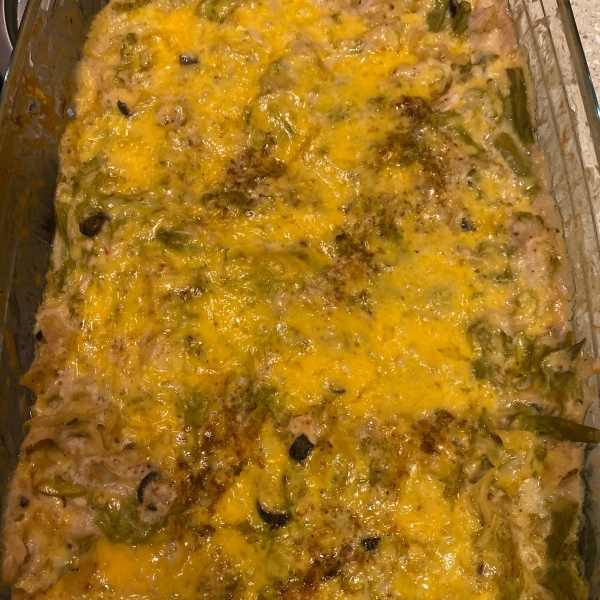 Tuna Noodle Asparagus Casserole