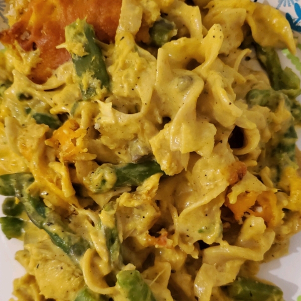 Tuna Noodle Asparagus Casserole