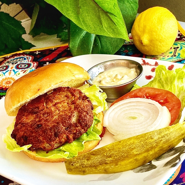 Air Fryer Salmon Burgers