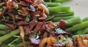 Green Beans with Smokey Bacon Vinaigrette