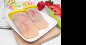 Strawberry-Banana Daiquiri Ice Pops