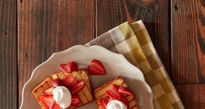 Grilled Strawberry Shortcake with Sweet Cream