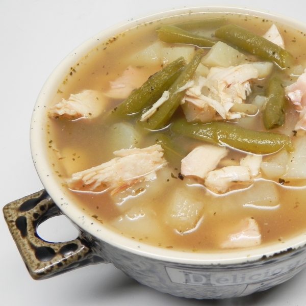 Smoked Turkey Wing Soup