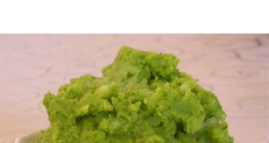 Mashed Potatoes with Spinach Pesto