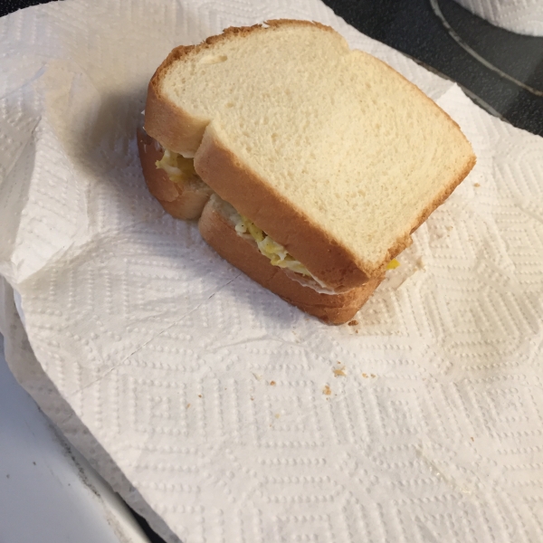 Tom's Scrambled Egg Sandwich