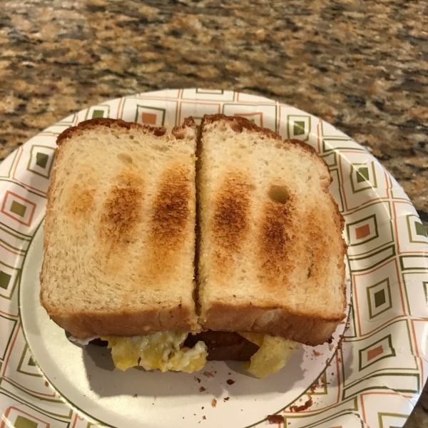 Tom's Scrambled Egg Sandwich