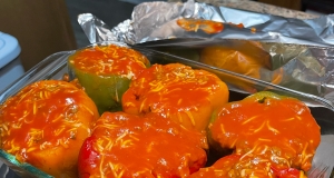 Chorizo Stuffed Bell Peppers