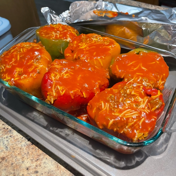 Chorizo Stuffed Bell Peppers