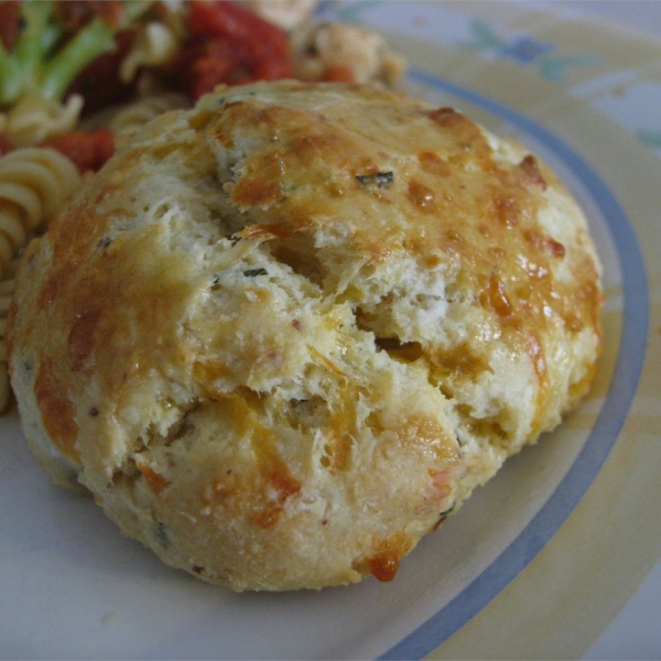 Easy Cheddar Biscuits with Fresh Herbs