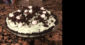 Creme de Menthe Grasshopper Pie