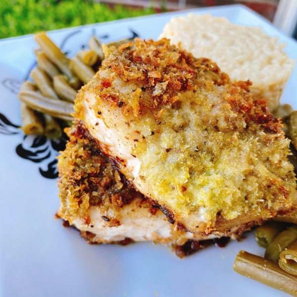 Pesto-Crusted Grouper