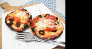 Air Fryer Portobello Pizzas for Two