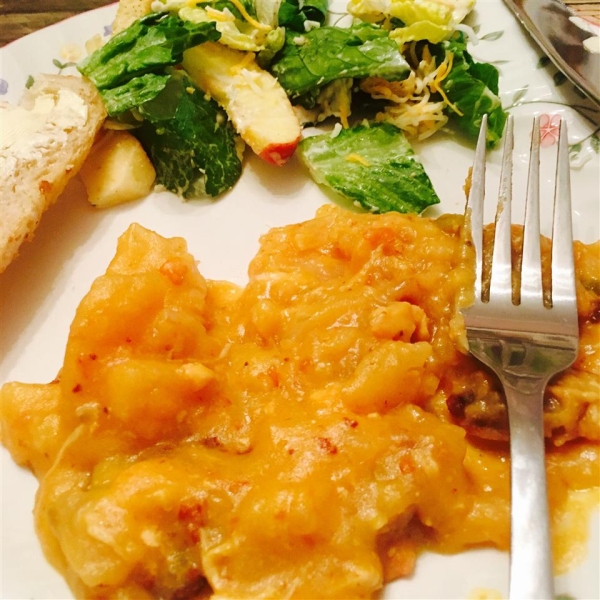 Slow Cooker Scalloped Potatoes with Chicken