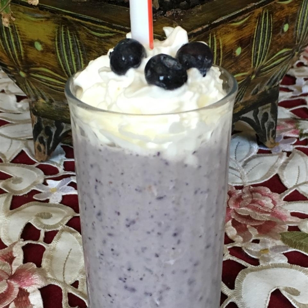 Blueberry Banana Milkshake