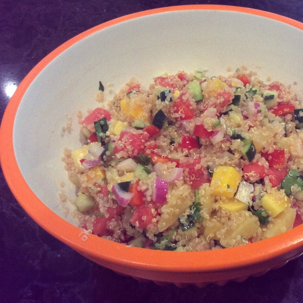 Tropical Quinoa Salsa Salad