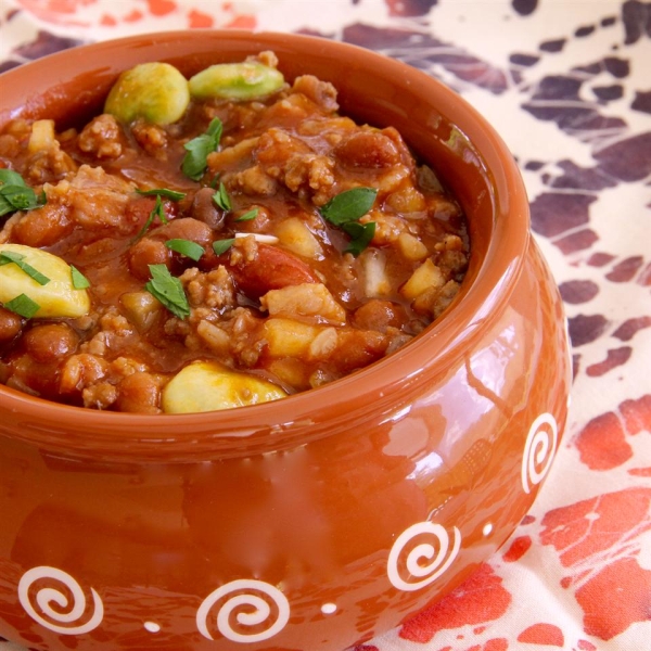 Slow Cooker Cowboy Beans