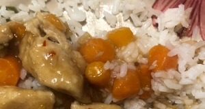 Chicken Delirious and Buttered Rice (for Pressure Cooker)