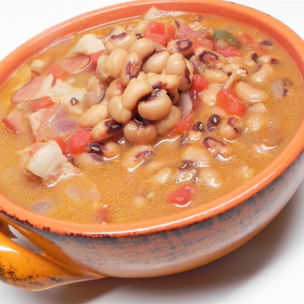 Spicy Black-Eyed Pea Soup