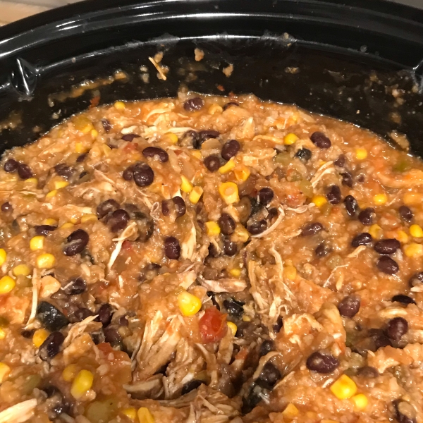 Slow Cooker Mexican Chicken and Rice