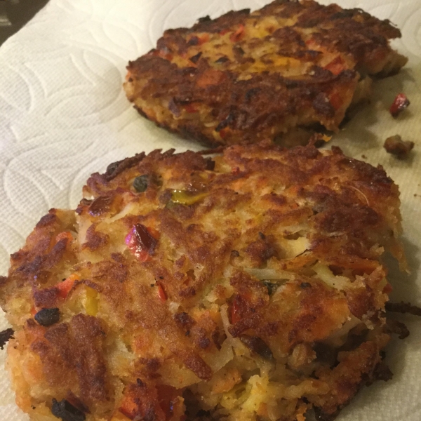 Shredded Potato Salmon Cakes