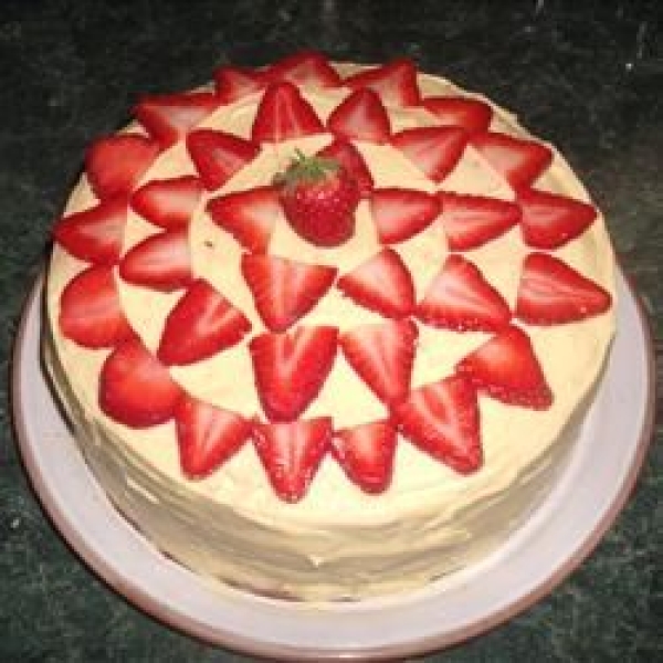 Strawberry Marble Cake