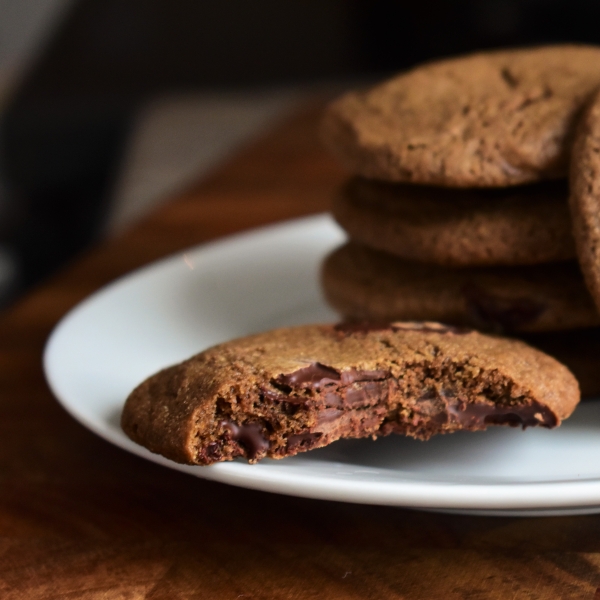 Whole Wheat Chewy Chocolate Chip Cookies