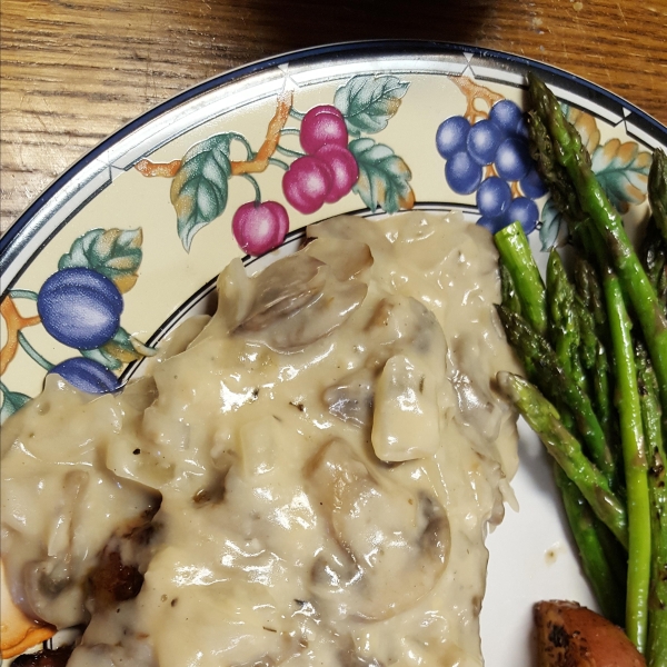 White Wine and Mushroom Sauce