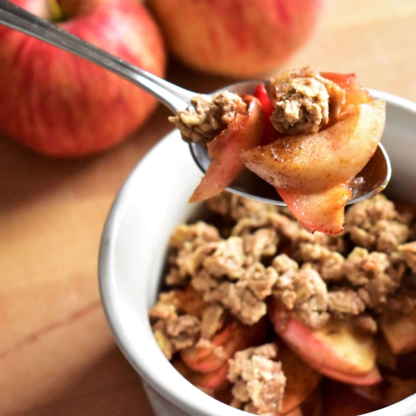 Healthier Apple Crisp for Two