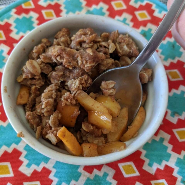 Healthier Apple Crisp for Two