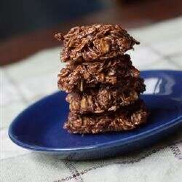 Easy No-Bake Chocolate Oatmeal Cookies