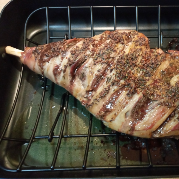 Awesome Herb Roast Leg of Lamb