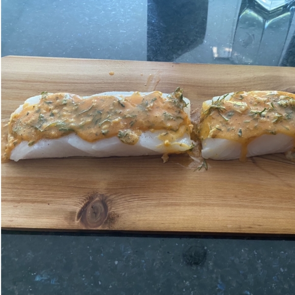 Cedar Planked Halibut