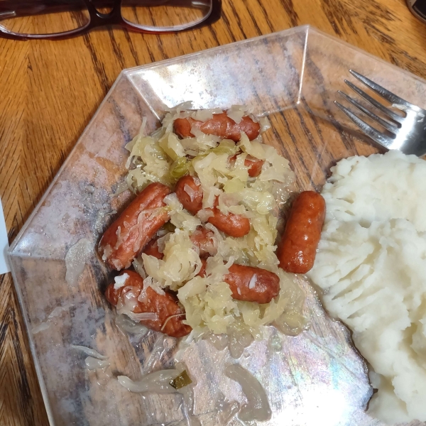 Sauerkraut and Smokies