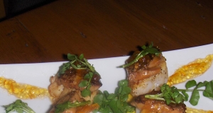 Grand Marnier® Scallops Appetizer with Fois Gras