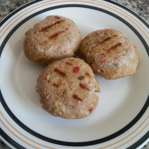 Green Chili Chicken Burgers