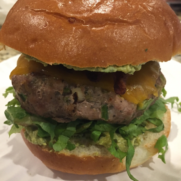 Green Chili Chicken Burgers