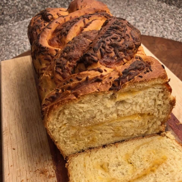 Braided Pumpkin-Cheese Bread